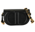 CD Signature Crossbody, &pound;2,100, Handbags, Black, Leather, Front view